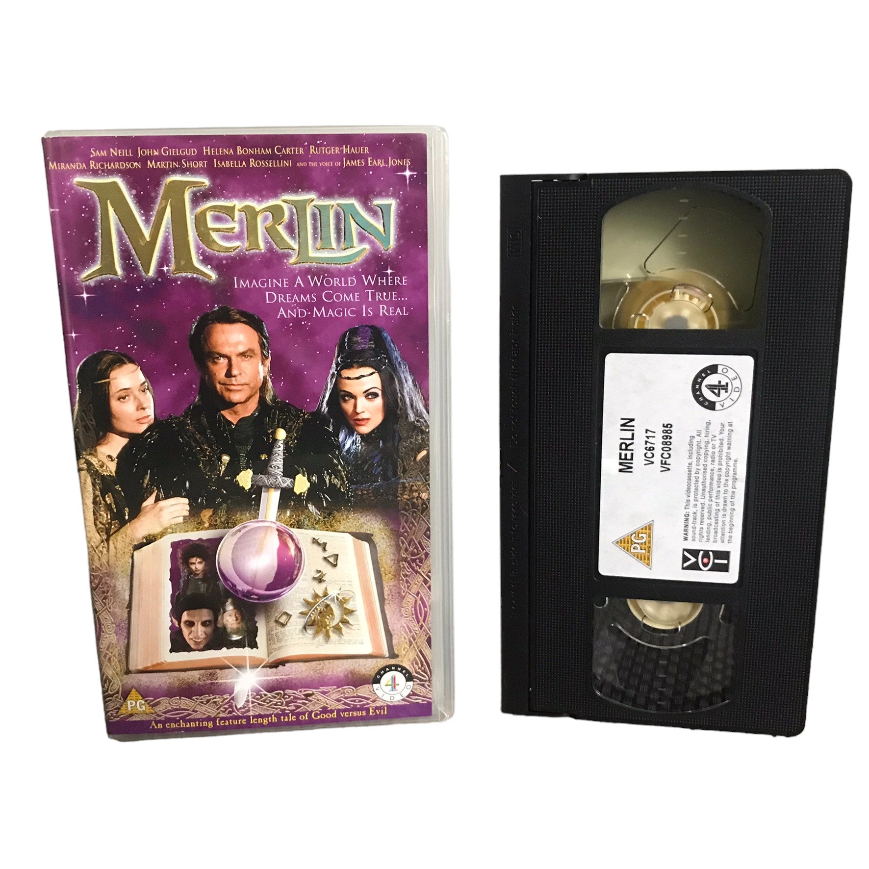 Merlin - Sam Neill - VCI - Drama - Pal - VHS-