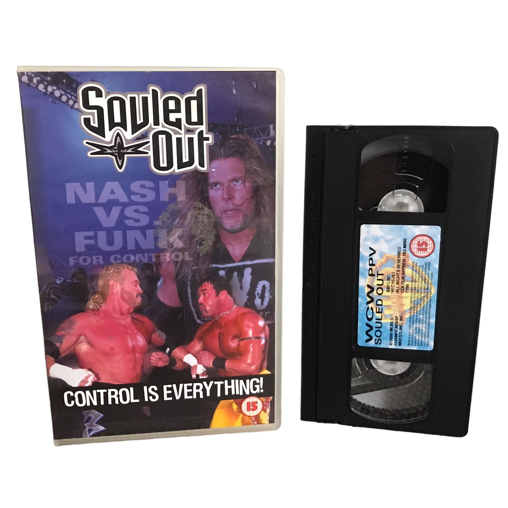 WCW PPV: Souled Out - Kevin Nash - Warner Home Video - Large Box - Pal - VHS-