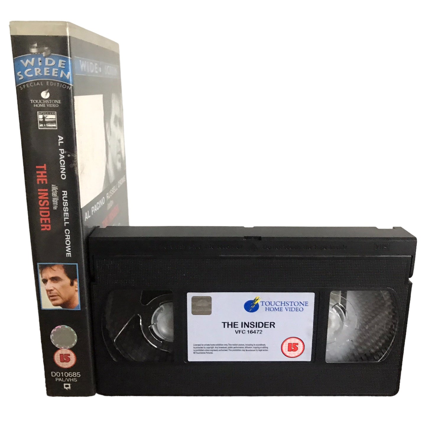 The Insider - Al Pacino - TouchStone Home Video - Large Box - Pal - VHS-