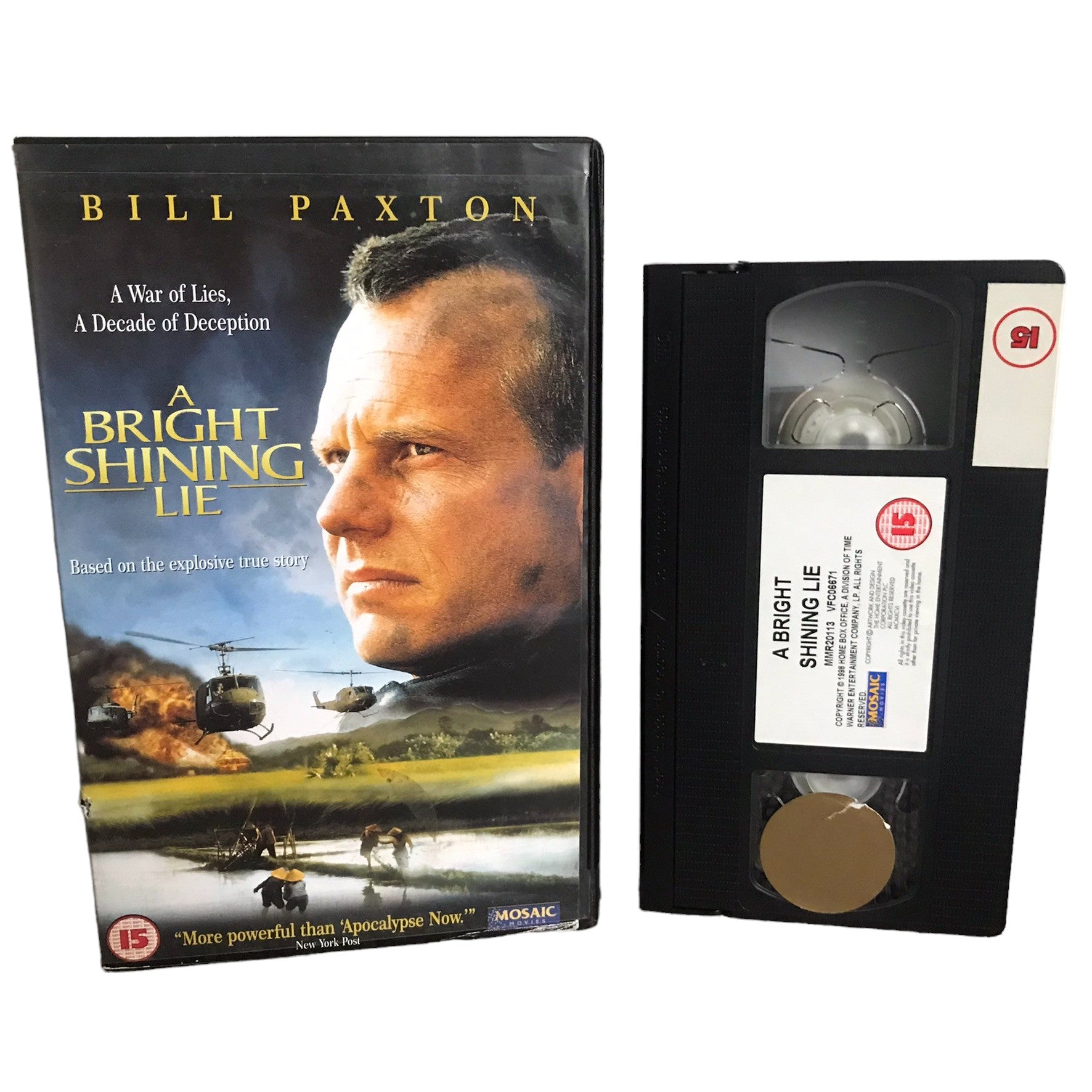 A Bright Shining Lie - Bill Paxton - Mosaic - Large Box - Pal - VHS-