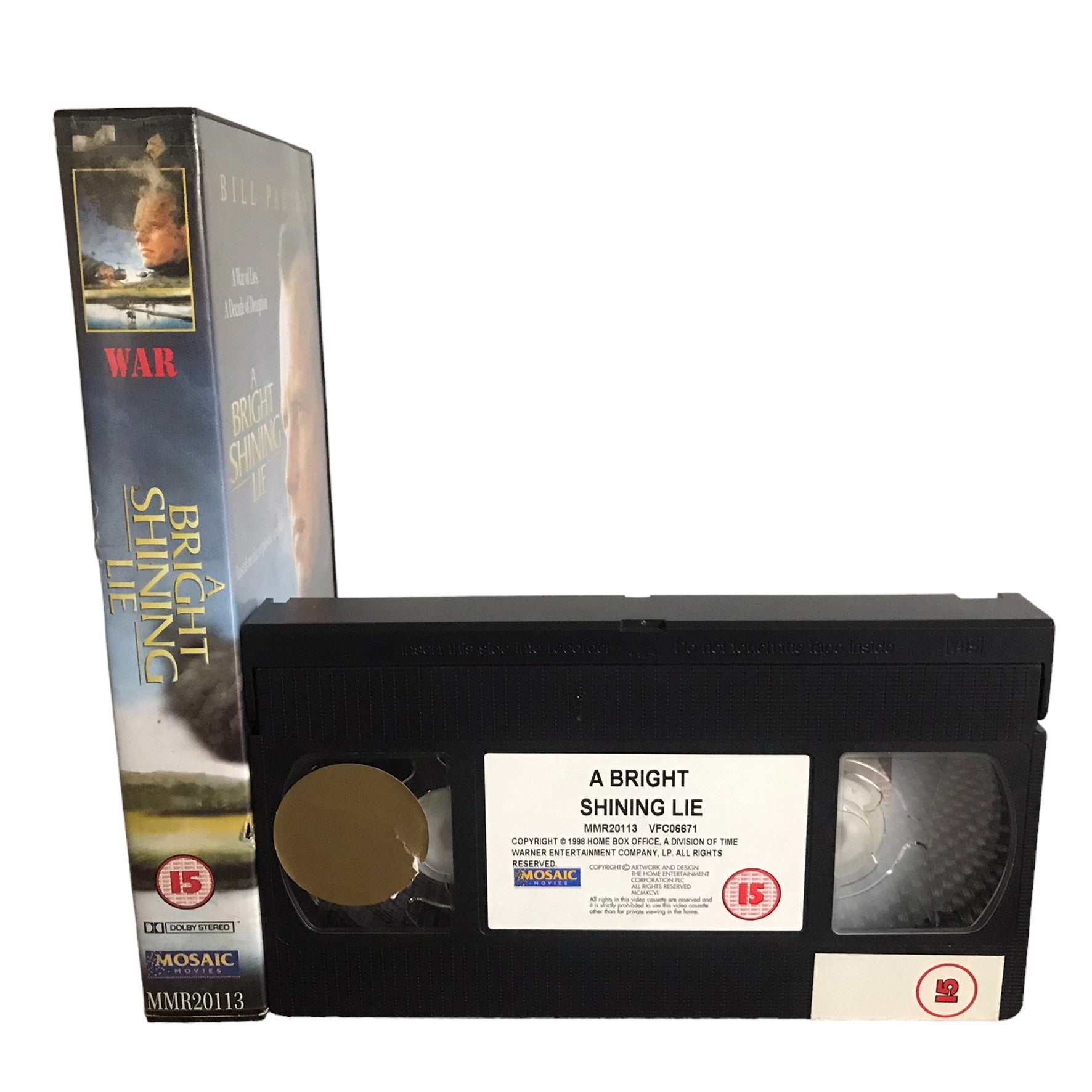 A Bright Shining Lie - Bill Paxton - Mosaic - Large Box - Pal - VHS-