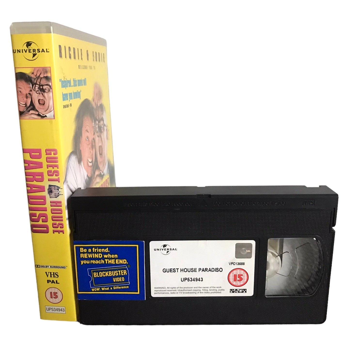 Guest House Paradiso - Richie and Eddie - Universal - Large Box - Pal - VHS-