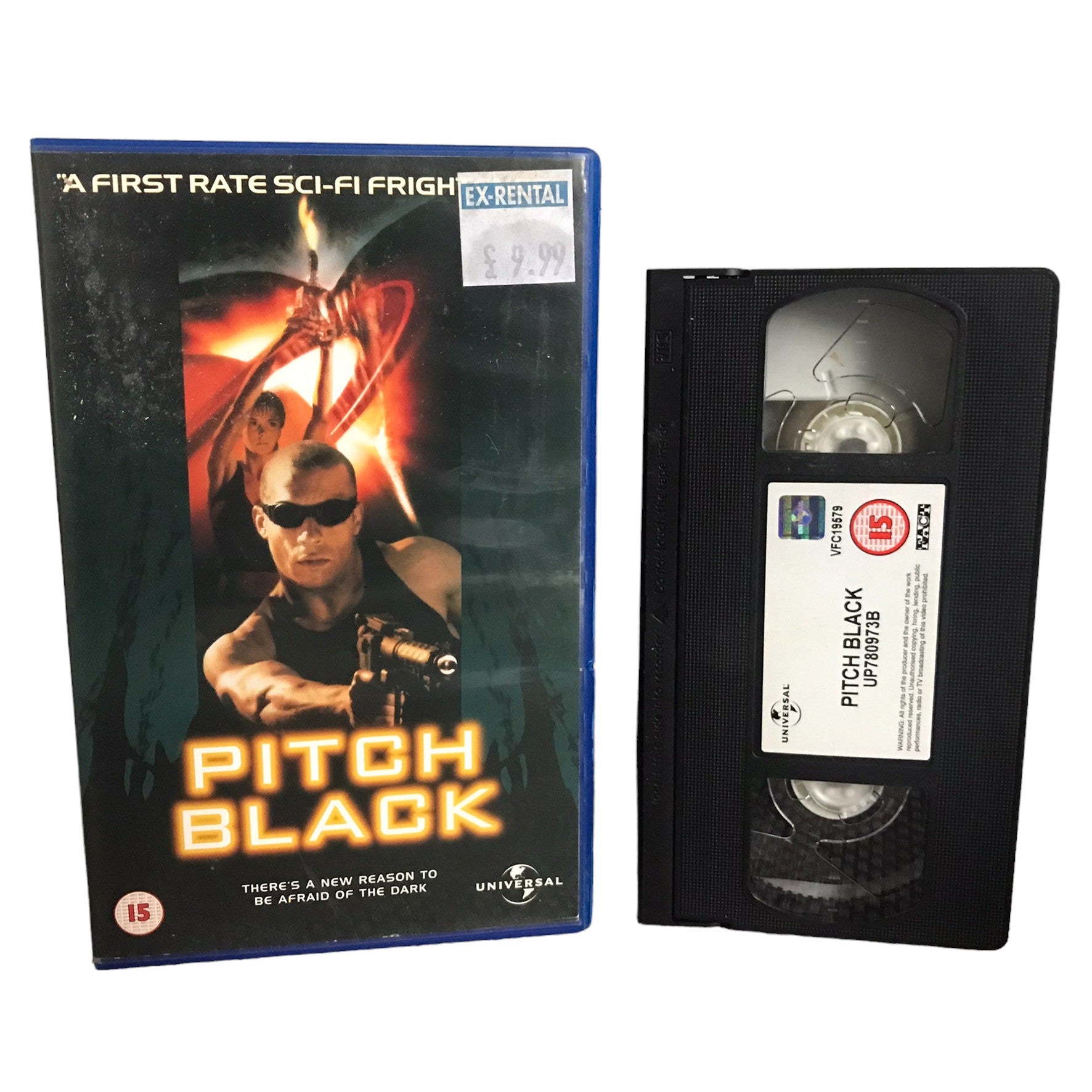 Pitch Black - Vin Diesel - Universal - Large Box - Pal - VHS-