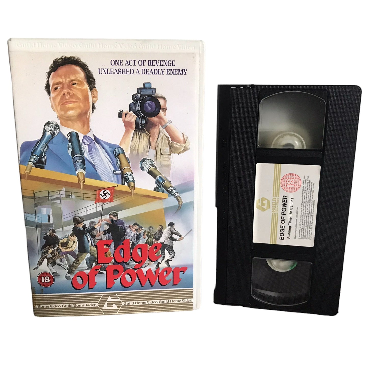 Edge of Power - Henri Szeps - Guild Home Video Ltd. - Large Box - Pal - VHS-