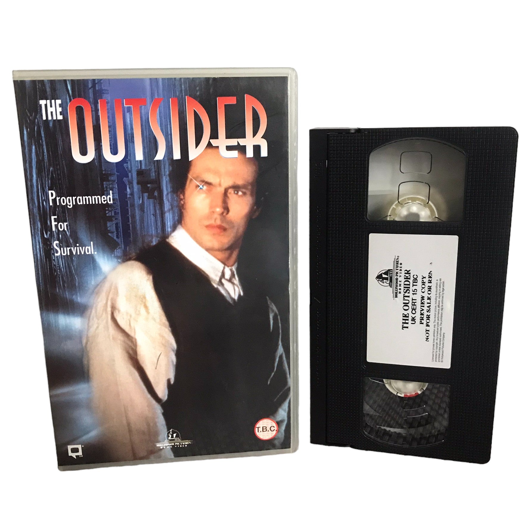 The Outsider - Xavier Declie - PAL/VHS - Large Box - Pal - VHS-