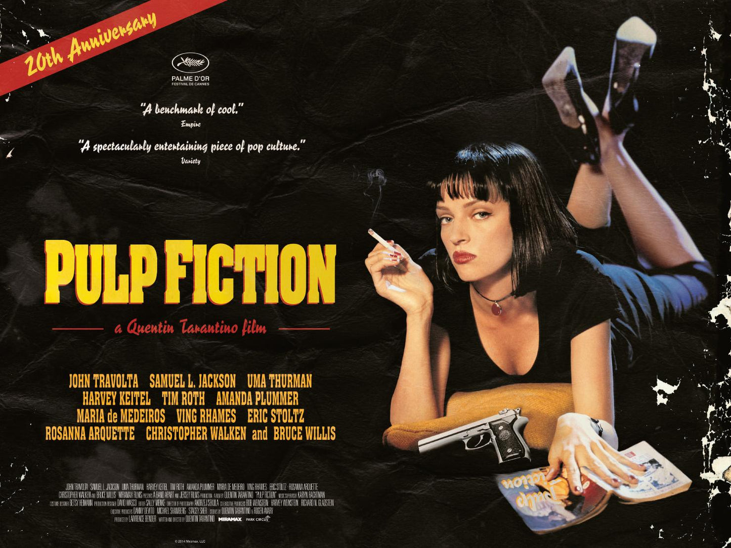 Pulp Fiction (Special Wide Screen Edition) - John Travolta - Touchstone Home Video - Vintage - Pal VHS-