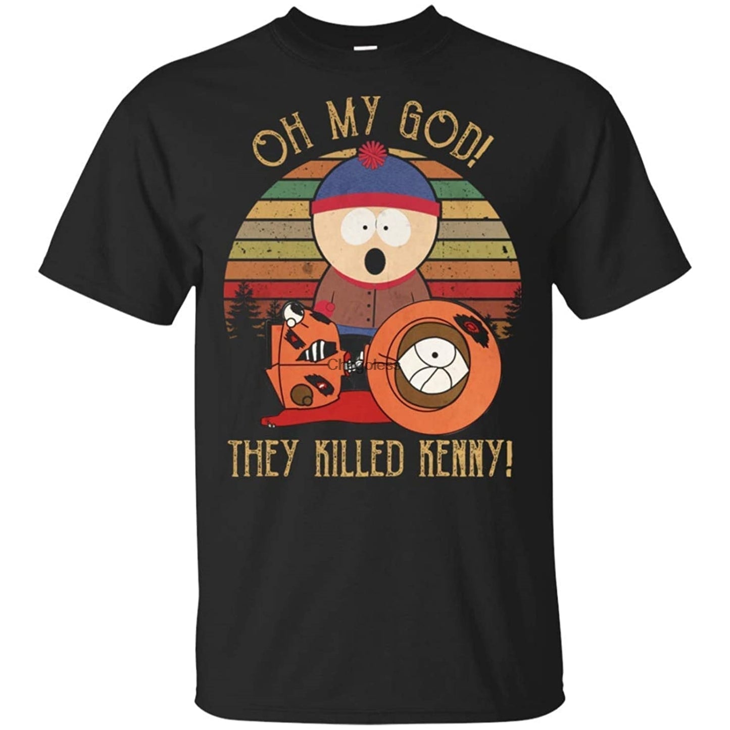 Oh My God They Killed Kenny - T-Shirt - South Park Fan Wear - TV Garments-72588-black-XS-