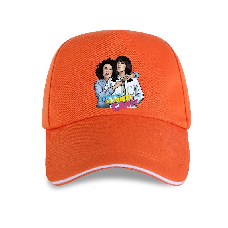 Broad City - Adult - Baseball Cap - Adjustable Strap - Summer Wear - Sun Protection - Unisex-P-Orange-