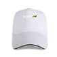 Zx Spectrum - Adult - Baseball Cap - Adjustable Strap - Summer Wear - Sun Protection - Unisex-P-White-