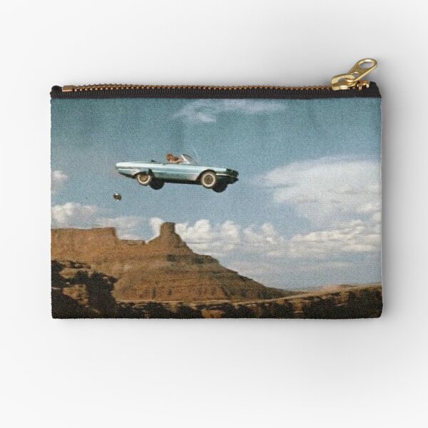 Thelma And Louise - Flying Car Moment - Vintage Throwback - Zipper Pouch Wallet - Coin Wallet Storage - Excellent Gift For Retro Movie Lover-