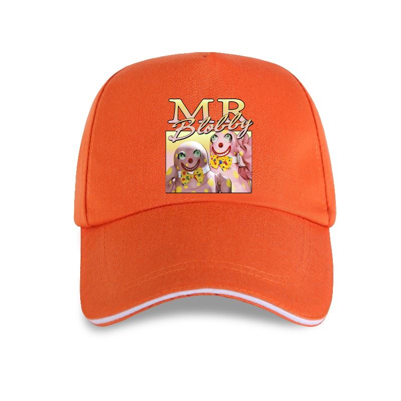 Mr Blobby - 90s TV Noel Edmonds - Adult - Baseball Cap - Adjustable Strap - Summer Wear - Sun Protection - Unisex-P-Orange-