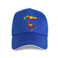 Curious George - Unisex Adult - Baseball Cap - Adjustable Strap - Summer Wear - Sun Protection-P-Blue-