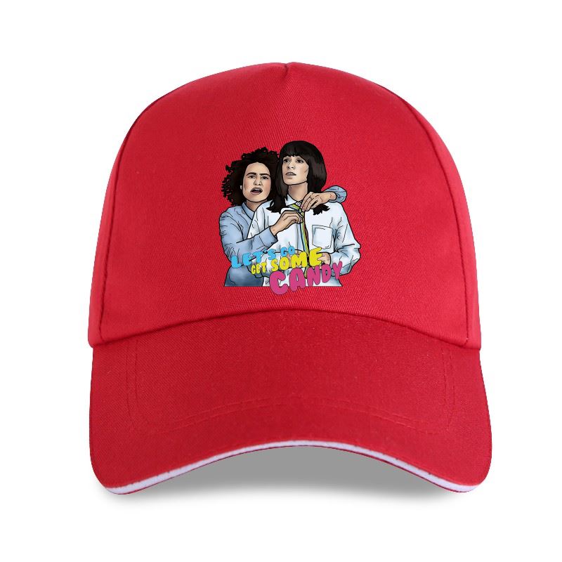 Broad City - Adult - Baseball Cap - Adjustable Strap - Summer Wear - Sun Protection - Unisex-P-Red-