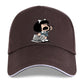 Angry Mafalda - Adult - Baseball Cap - Adjustable Strap - Summer Wear - Sun Protection - Unisex-P-Brown-