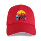 King Of The Hill - Adult - Baseball Cap - Adjustable Strap - Summer Wear - Sun Protection - Unisex-P-Red-