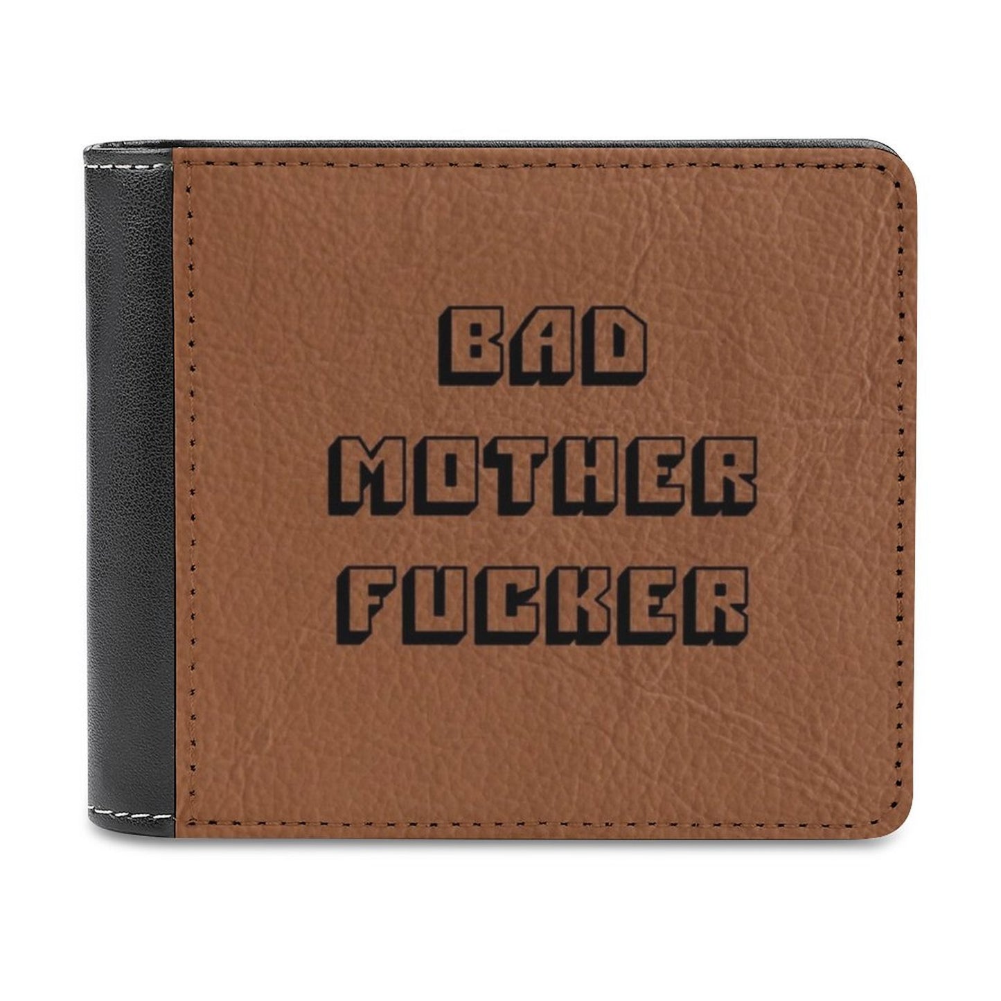 Bad Mother - Pulp Fiction - Leather Wallet - Luxury Cosplay Film Prop-