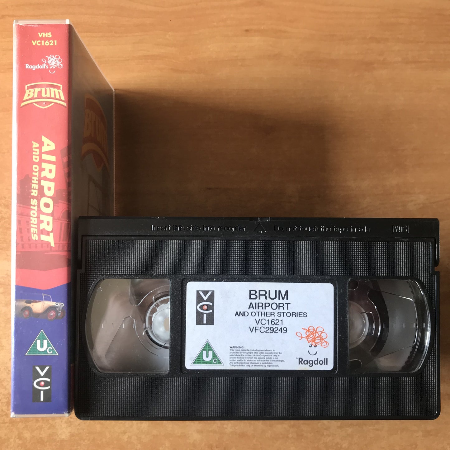 Brum: Airport; Naughty Dog - Gymnast (1989-2001 Ragdoll) - Children’s - VHS-