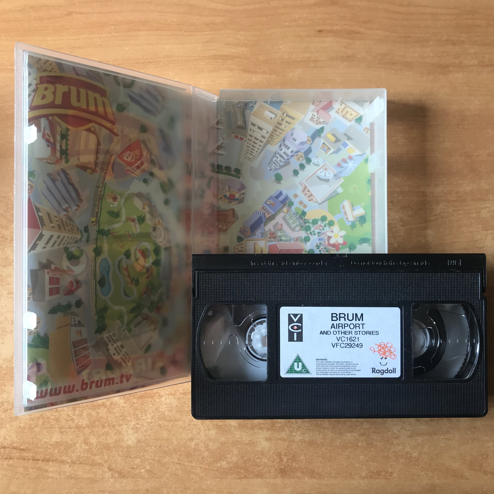 Brum: Airport; Naughty Dog - Gymnast (1989-2001 Ragdoll) - Children’s - VHS-