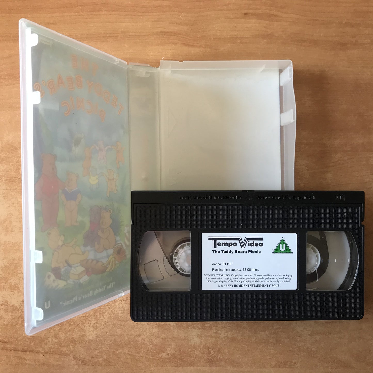 Teddy Bear’s Picnic: Original Recording - 1989 Lacewood - Tempo Kids - VHS-