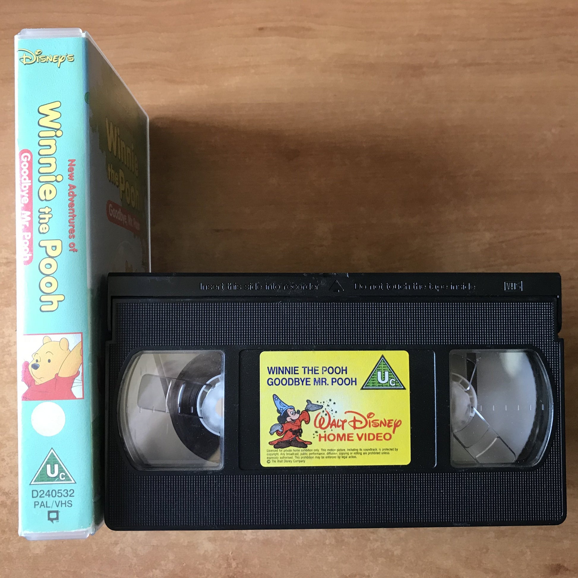 Winnie The Pooh: Goodbye, Mr Pooh: Wishing Well - Bouncing Bubbles - VHS-