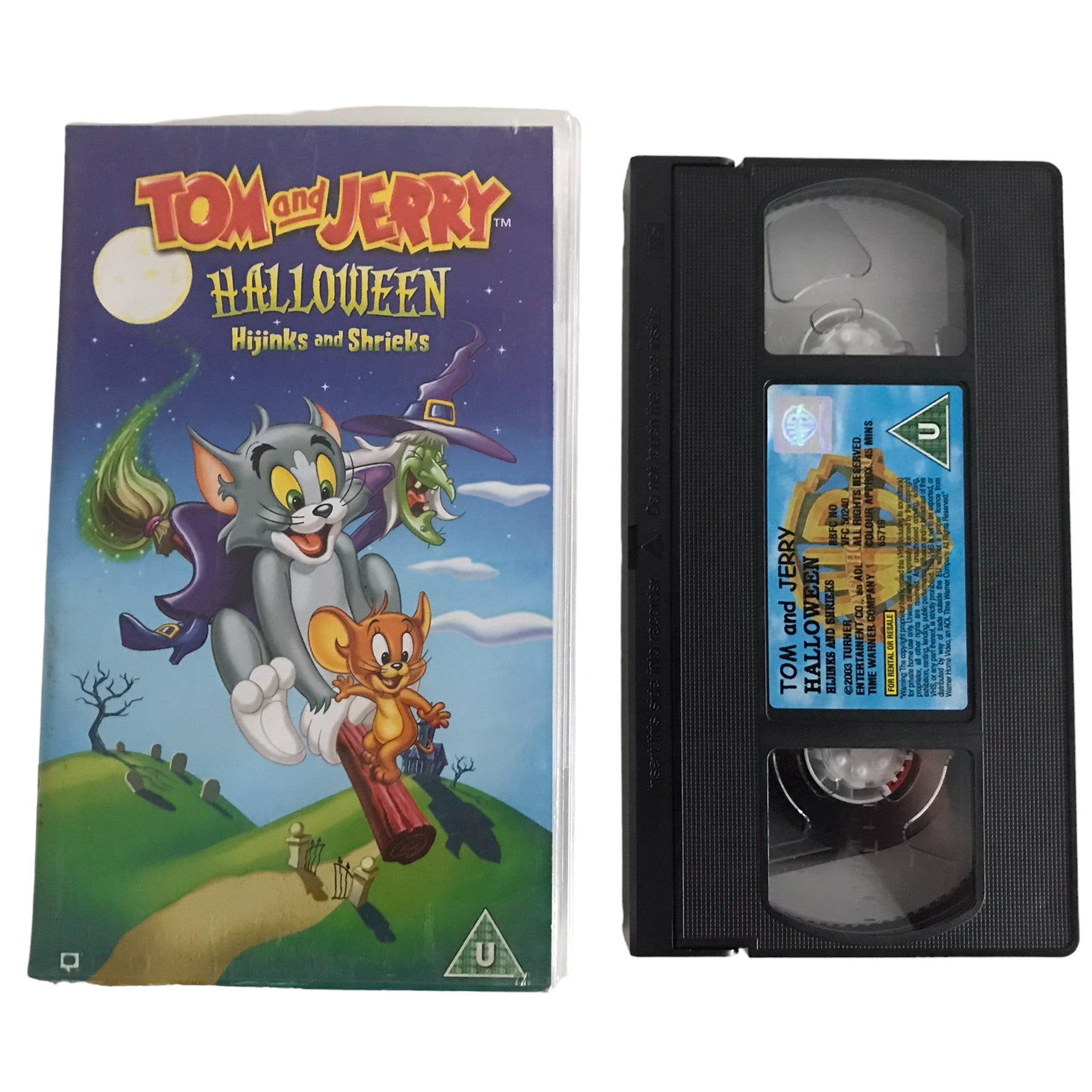 Tom And Jerry - Halloween - Hijinks And Shrieks - Entertainment Inc. - Kids - Pal - VHS-