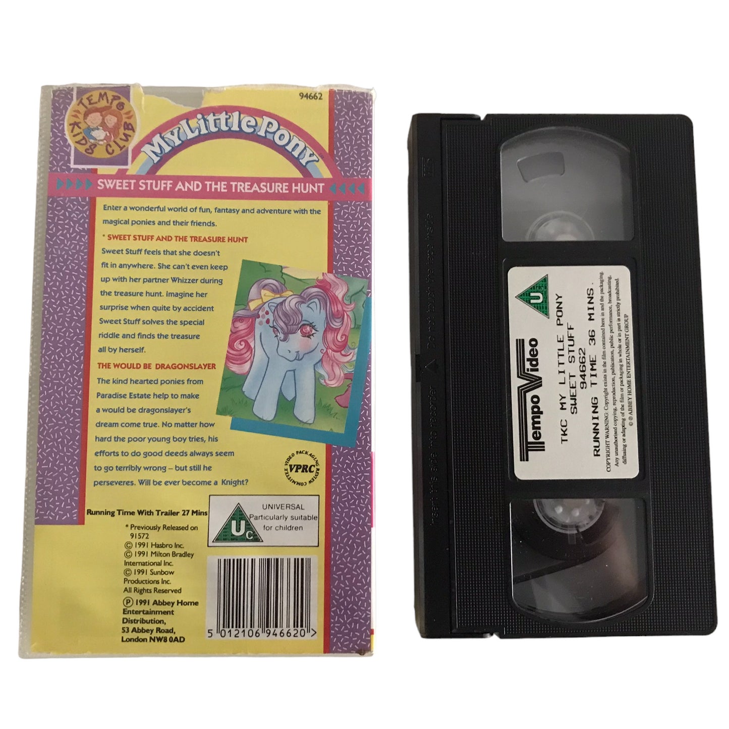 My Little Pony - Sweet Stuff And The Treasure Hunt - Tempo Video - 94662 - Kids - Pal - VHS-
