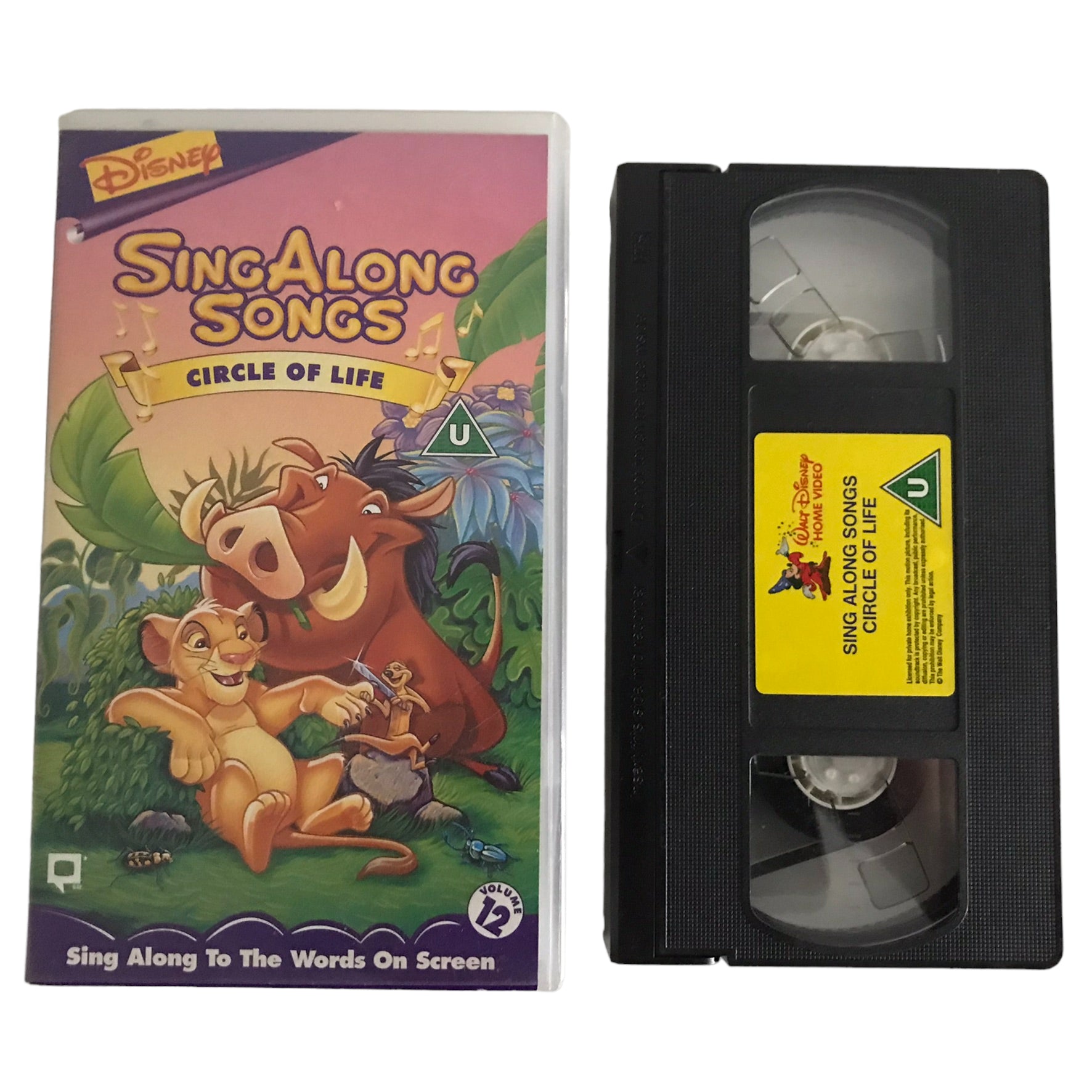 Sing Along Songs Circle Of Life - Walt Disney Home Video - Kids - Pal - VHS-