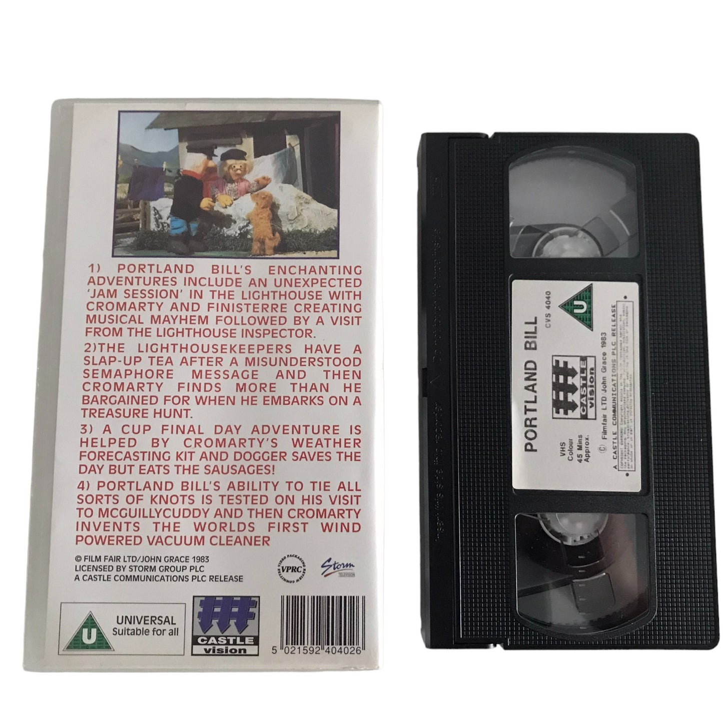 Portland Bill - Castle Vision - CVS4040 - Kids - Pal - VHS ...