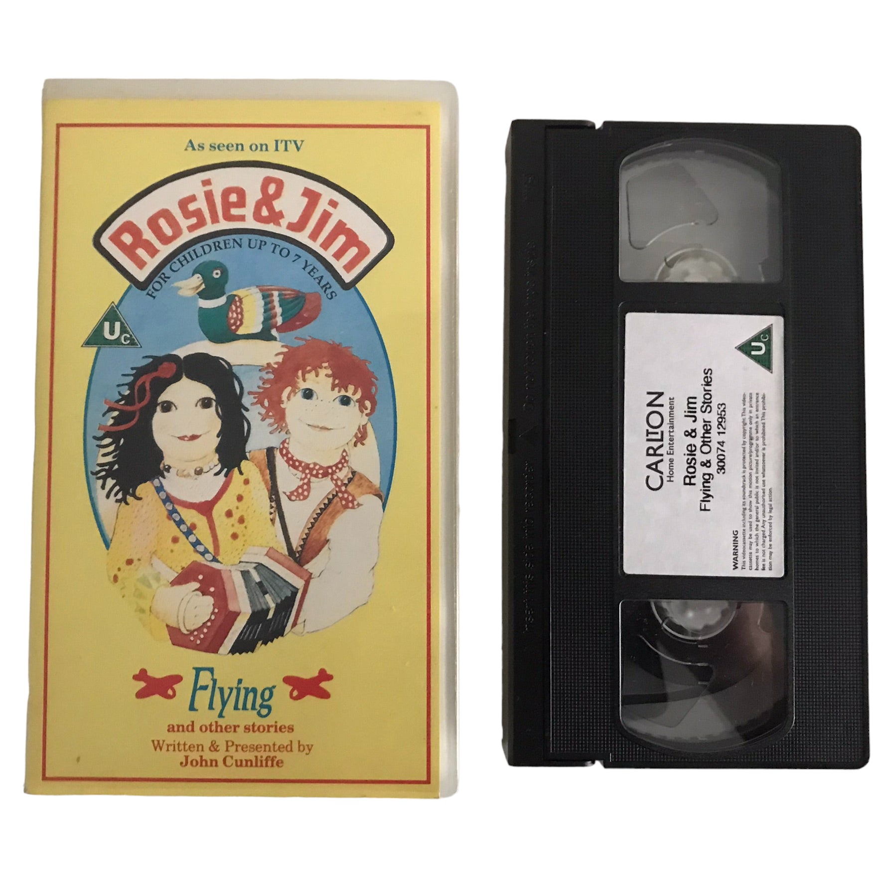 Rosie & Jim - Flying & Other Stories - Carlton Home Entertainment - 3007412953 - Kids - Pal - VHS-
