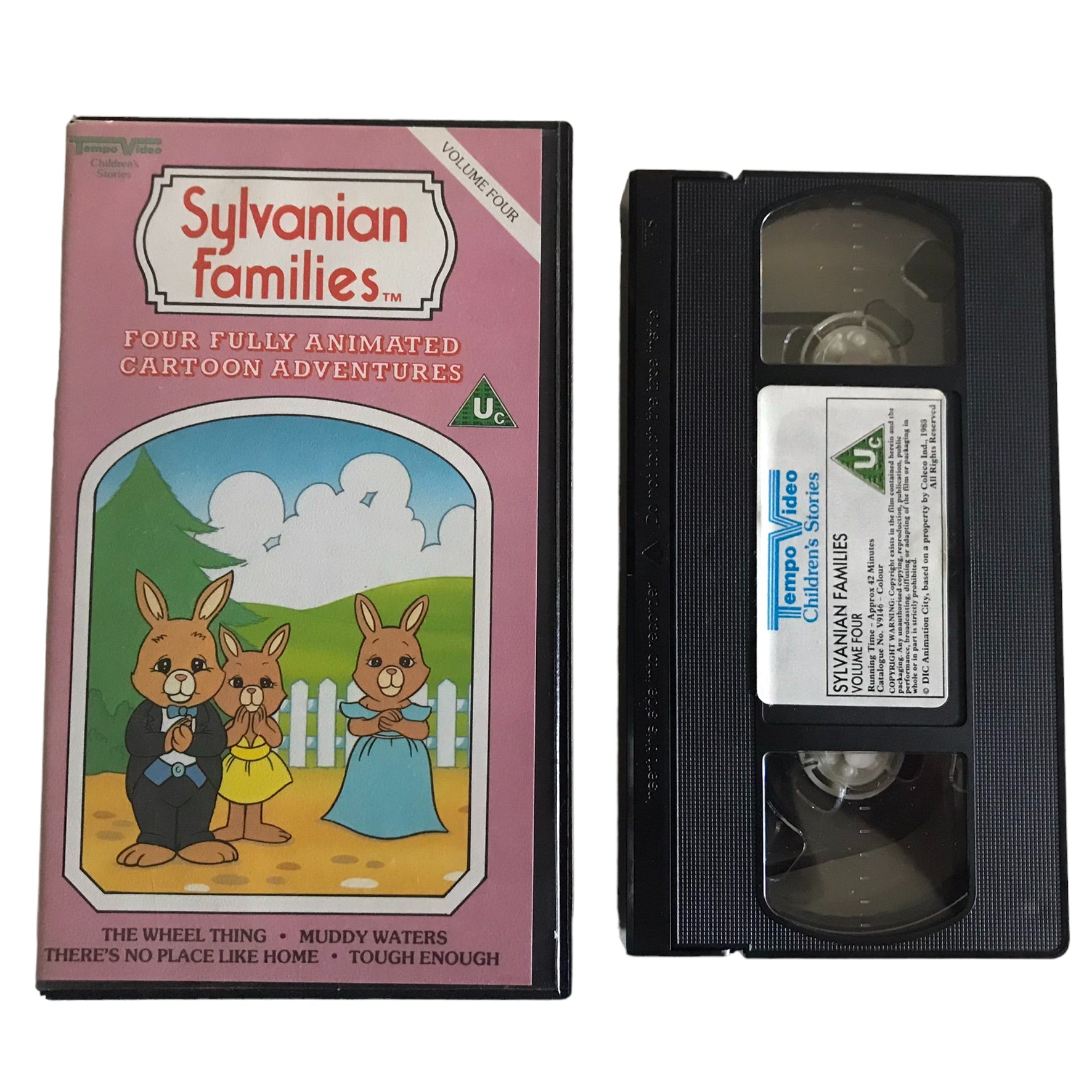 Sylvanian Families - Volume Four - Four Fully Animated Cartoon Adventures - Tempo Video - V9146 - Kids - Pal - VHS-