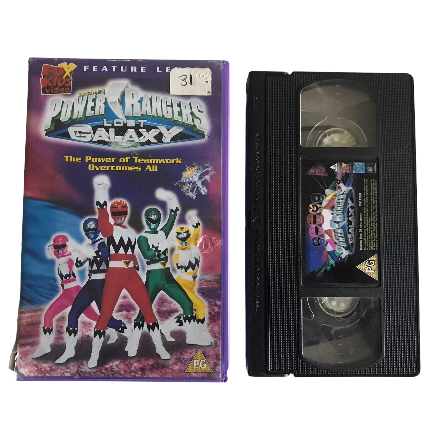 Power Rangers - Lost Galaxy - Archie Kao - 20th Century Fox - Kids - Pal - VHS-