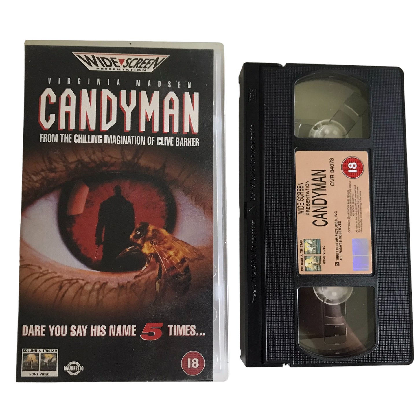 Candyman Widescreen - Virginia Madsen - Sony Music - Horror - Pal - VHS-