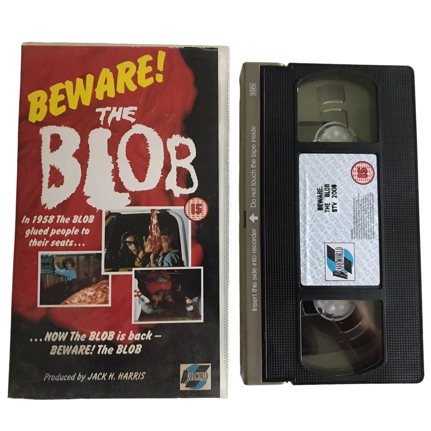 Beware - The Blob - Gwynne Gilford - Braveworld - Horror - Pal - VHS-