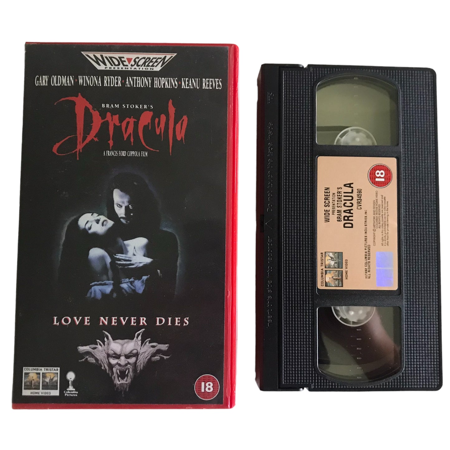 Dracula - Widescreen - Love Never Dies - Sony Music - Horror - Pal - VHS-