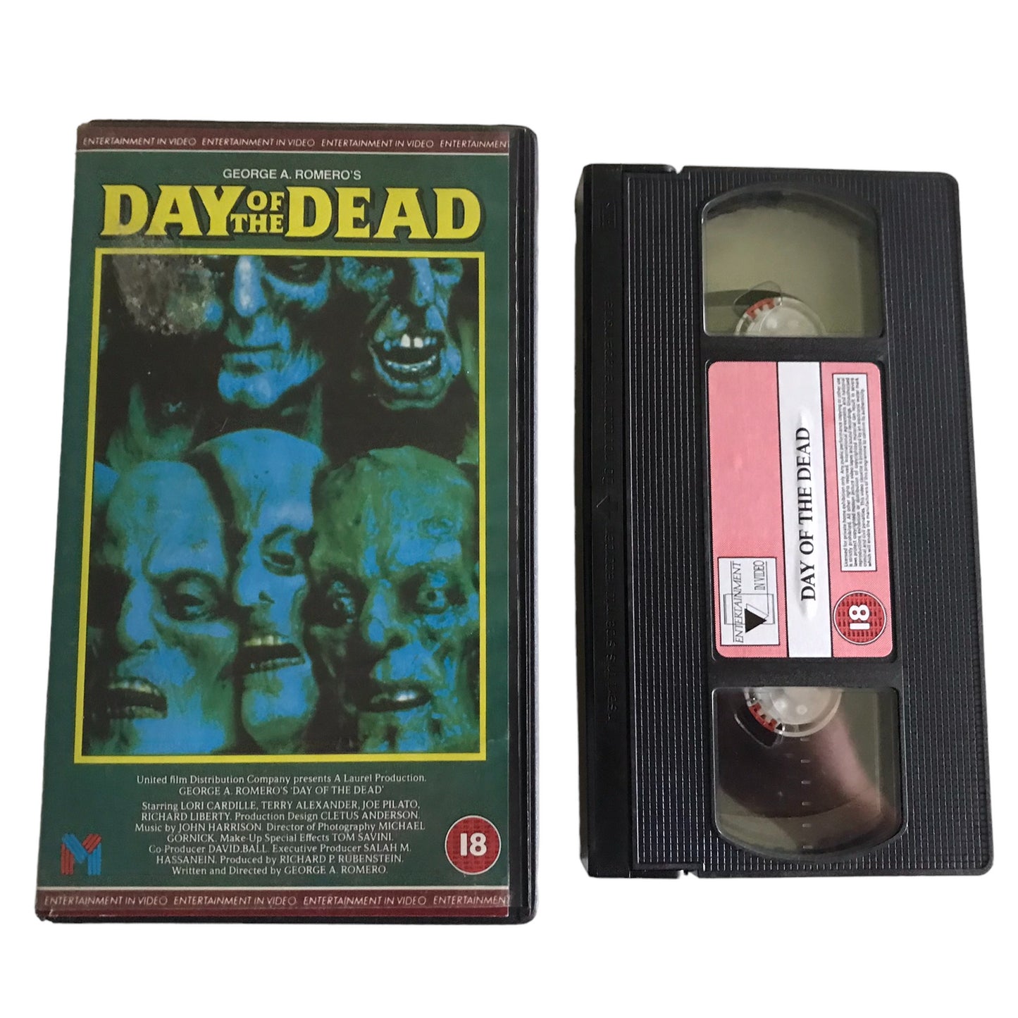 Day Of The Dead - Lori Cardille - Entertainment Video - Horror - Pal - VHS-