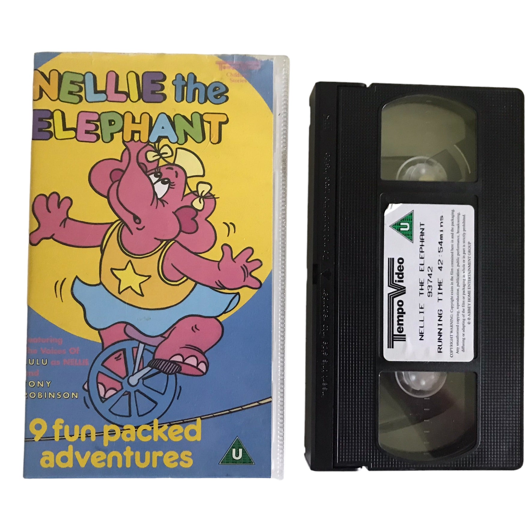 Nellie The Elephant - Tempo Video - 93742 - Kids - Pal - VHS-
